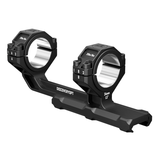 Multi-Compatible Cantilever Scope Mounts | One-Piece 0MOA 30/34MM Tube for Picatinny Rail