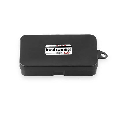 DISCOVERYOPT Multi-Compatible Mount for Picatinny Scope Rings for 25.4mm/30mm/34mm Tubes – 1.25" High Scope Rings