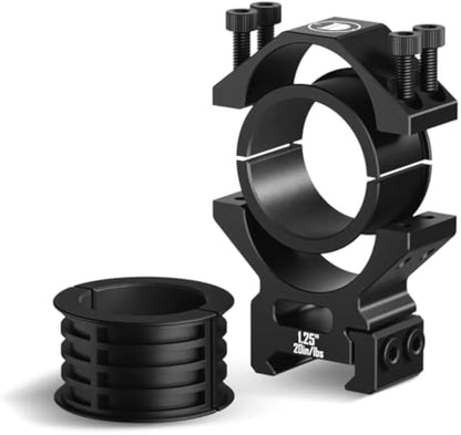 DISCOVERYOPT Multi-Compatible Mount for Picatinny Scope Rings for 25.4mm/30mm/34mm Tubes – 1.25" High Scope Rings