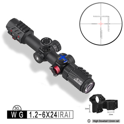 WG 1.2-6X24IRAI SFP-MOA Diameter:30MM Tactical Optics Scopes