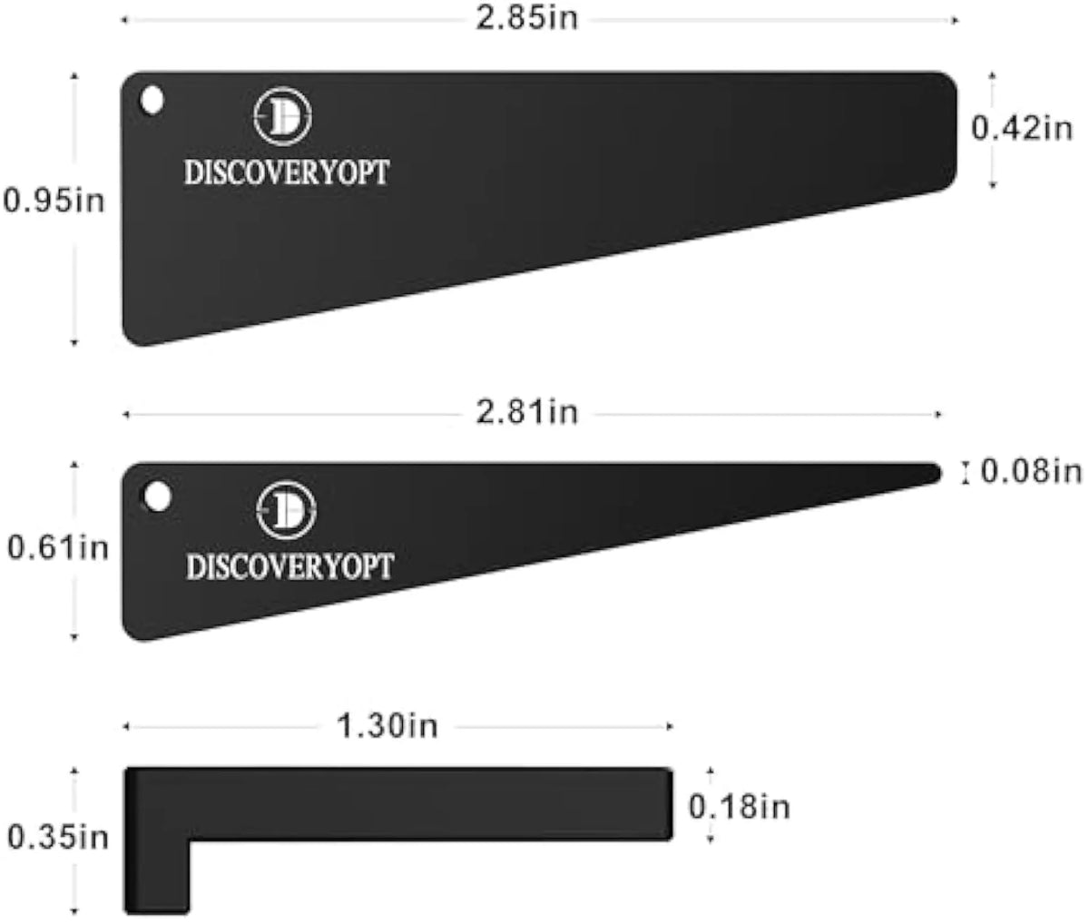 Undefined Scope DISCOVERYOPY Scope Leveling Kit | Scope Level Wedge in One-Piece Mounts ...