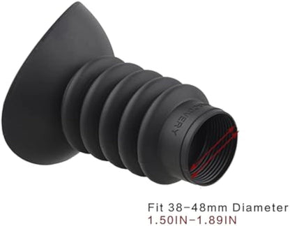 DISCOVERYOPT Rubber Eyecup | Ocular Lens Extender Cover Outer Diameter: 38-48 mm