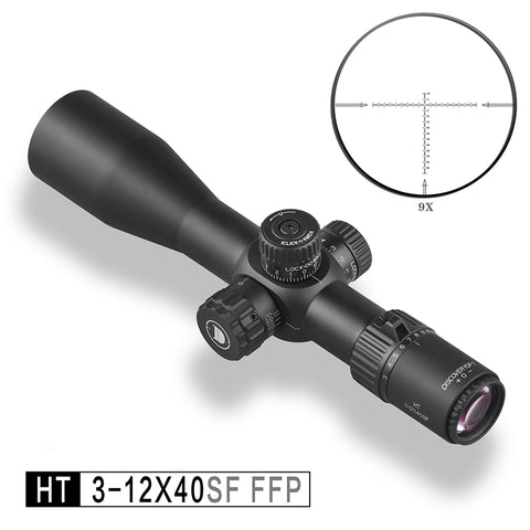 Discovery 2022 New riflescope HT 3-12X40SF FFP with Large Field Of View Angle hunting scope