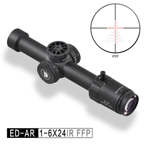 Riflescope Discovery ED-AR 1-6X24IR for hunting Gun sight sort range scope