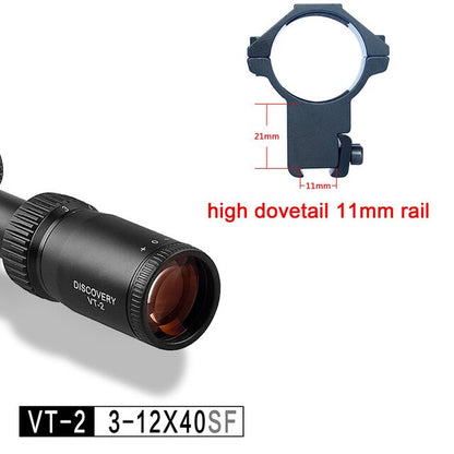 3-12 Riflescopes Discovery Glass Etched Side Focus .308 Shockproof Cheap Price Hot Selling