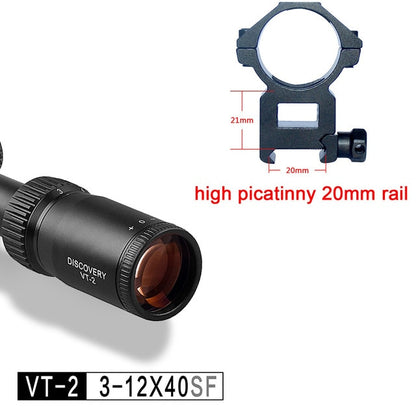 3-12 Riflescopes Discovery Glass Etched Side Focus .308 Shockproof Cheap Price Hot Selling