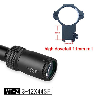 3-12 4-16 6-24 Rifle Scopes Discovery Classical Models Side Parrallax wheel 25.4MM Tube Wired Reticle