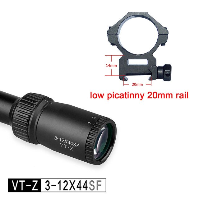 3-12 4-16 6-24 Rifle Scopes Discovery Classical Models Side Parrallax wheel 25.4MM Tube Wired Reticle