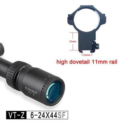 3-12 4-16 6-24 Rifle Scopes Discovery Classical Models Side Parrallax wheel 25.4MM Tube Wired Reticle