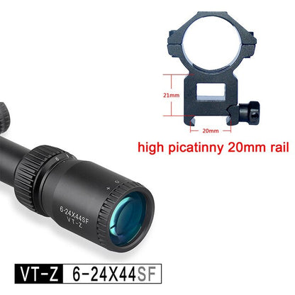 3-12 4-16 6-24 Rifle Scopes Discovery Classical Models Side Parrallax wheel 25.4MM Tube Wired Reticle