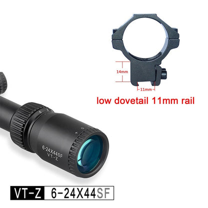 3-12 4-16 6-24 Rifle Scopes Discovery Classical Models Side Parrallax wheel 25.4MM Tube Wired Reticle