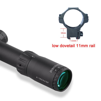 Discovery Rifle Scope 30MM Tube 4-16 6-24 Magnification Shockproof .22LR Side Focus with High Definition Bright Glass