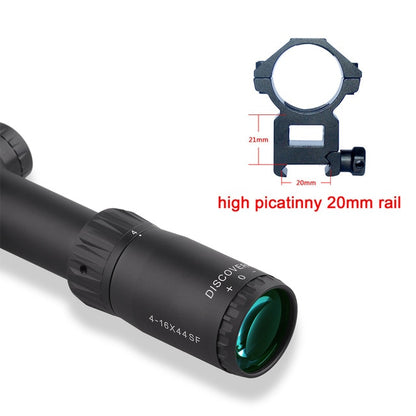 Discovery Rifle Scope 30MM Tube 4-16 6-24 Magnification Shockproof .22LR Side Focus with High Definition Bright Glass