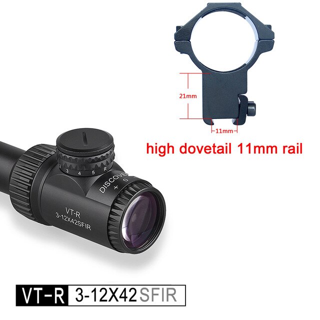 3-12 4-6 6-24 x42 Illuminated Side Parallax Wheels in 2 Sizes Wired Reticle .22 Rifle Scope PCP Hunting