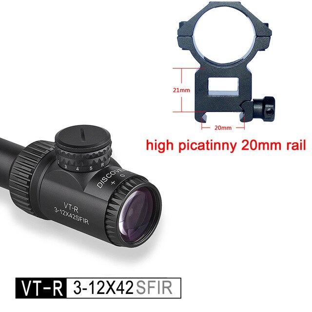 3-12 4-6 6-24 x42 Illuminated Side Parallax Wheels in 2 Sizes Wired Reticle .22 Rifle Scope PCP Hunting