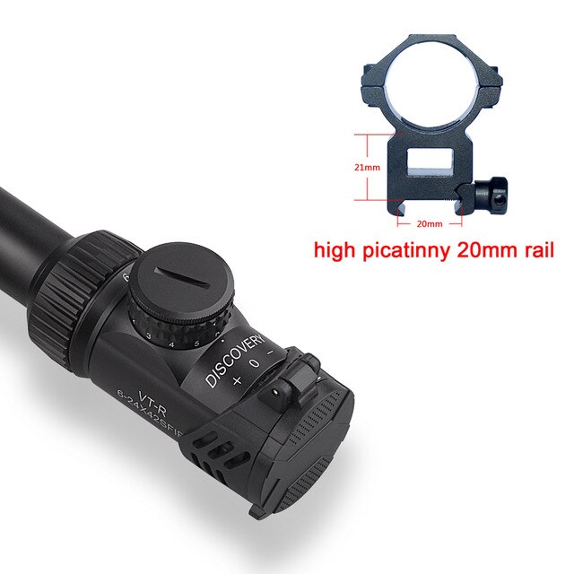 3-12 4-6 6-24 x42 Illuminated Side Parallax Wheels in 2 Sizes Wired Reticle .22 Rifle Scope PCP Hunting