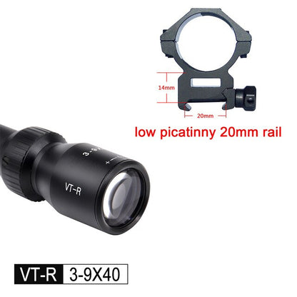 3-9 Discovery Airsoft PCP Gun .22LR Rim Fire Rifle Scope Sight Optics 40 Object Hunting