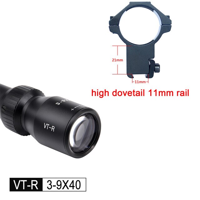 3-9 Discovery Airsoft PCP Gun .22LR Rim Fire Rifle Scope Sight Optics 40 Object Hunting