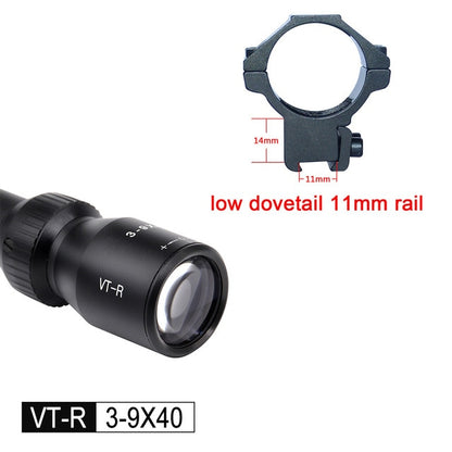 3-9 Discovery Airsoft PCP Gun .22LR Rim Fire Rifle Scope Sight Optics 40 Object Hunting