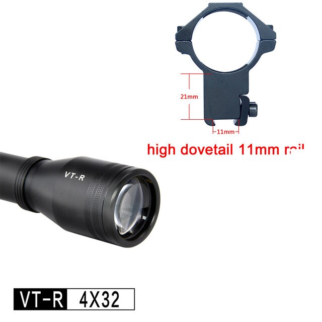 4x32 Sights Rifle Scope Discovery Airgun 30-150J Applicable Bird Duck Hunting